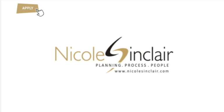 Latest Job at Nicole Sinclair Consulting
